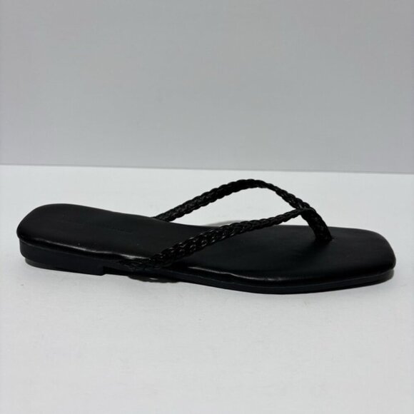 French Connection Shoes - French Connection Women’s Louvre Black Flip Flop Sandals, Size 8 M